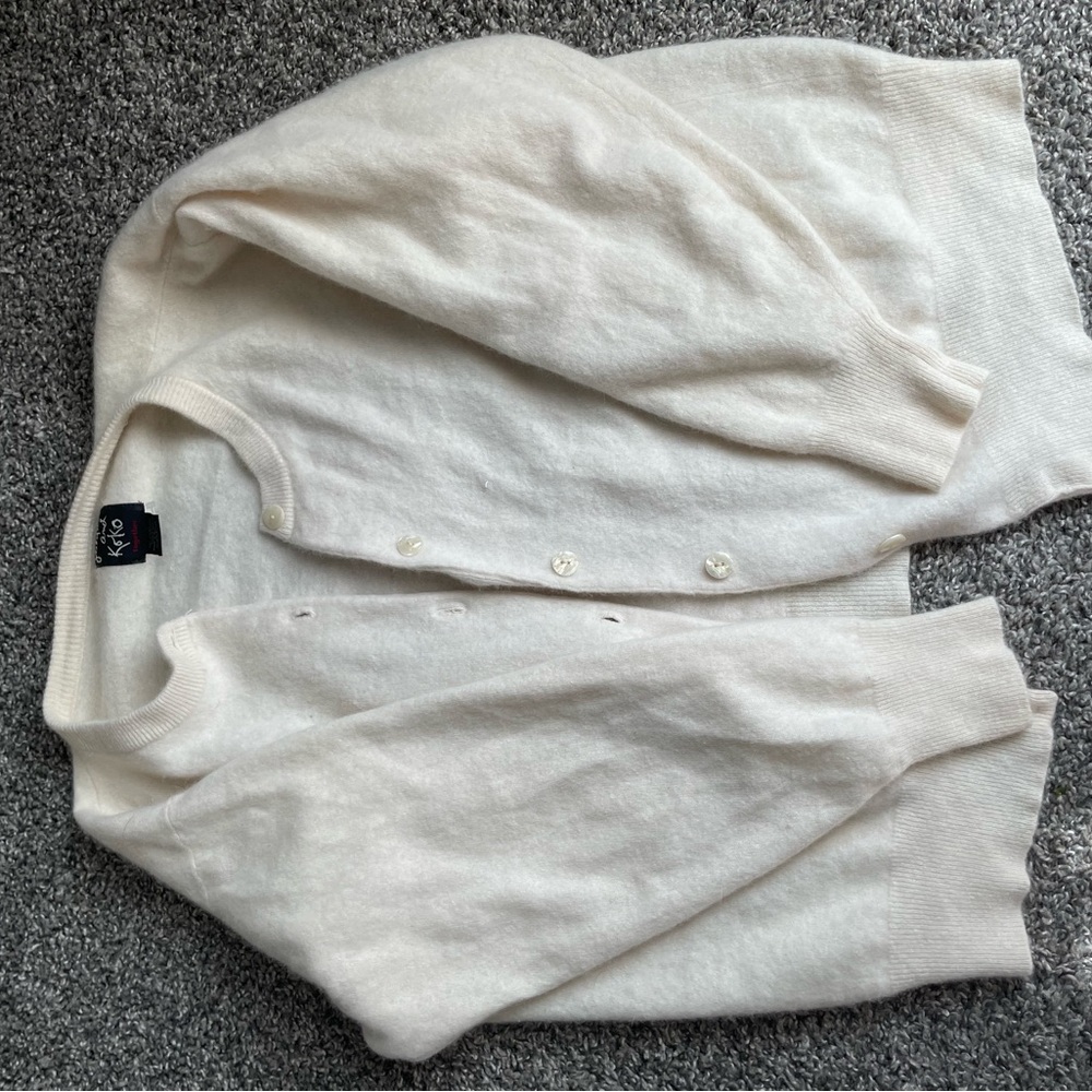 vintage angora wool sweater